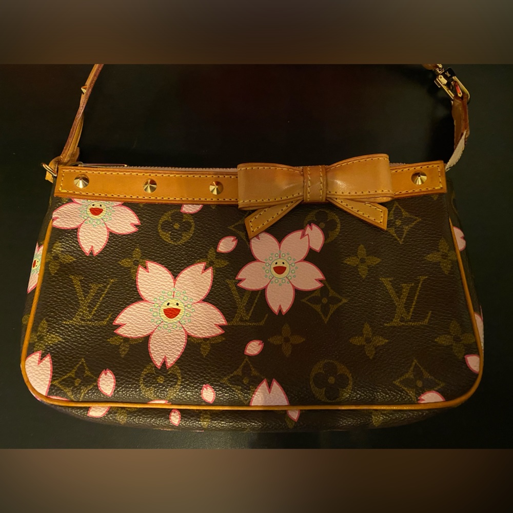 LOUIS VUITTON Monogram Cherry Blossom Pochette